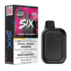 Flavour Beast SIX - Trippin Triple Berry Disposable Vape available on Canada online vape shop