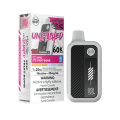 Flavour Beast Unleashed Beast Mode Max 3 - Epic Fruit Bomb Iced Disposable Vape available on Canada online vape shop