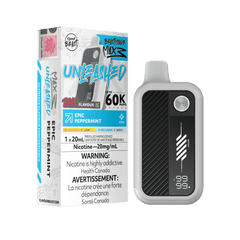 Flavour Beast Unleashed Beast Mode Max 3 - Epic Peppermint Iced Disposable Vape available on Canada online vape shop