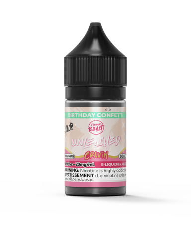 Flavour Beast Unleashed Cravin Salt - Birthday Confetti available on Canada online vape shop