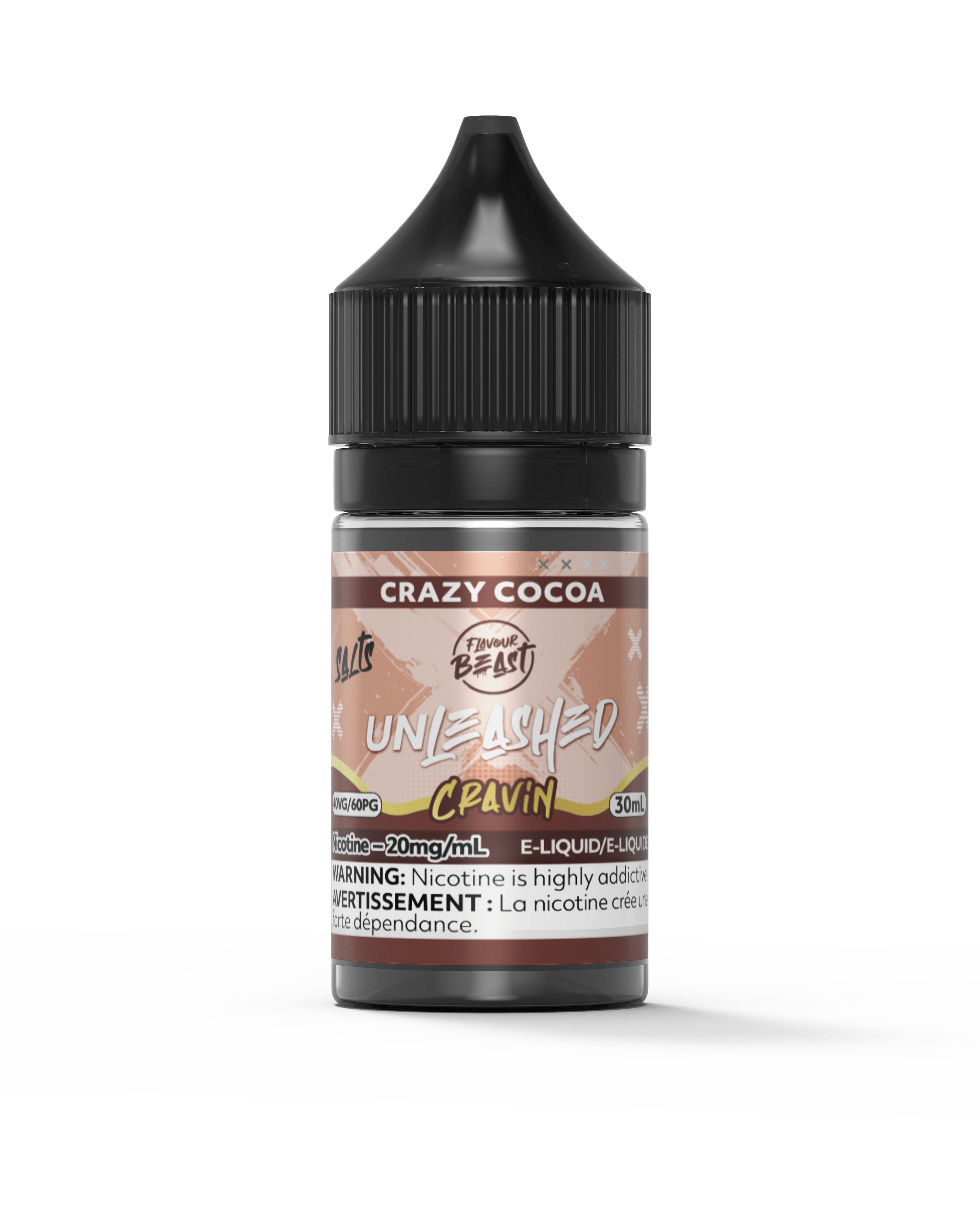 Flavour Beast Unleashed Cravin Salt - Crazy Cocoa available on Canada online vape shop