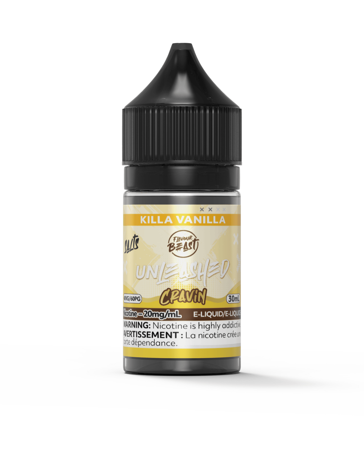 Flavour Beast Unleashed Cravin Salt - Killa Vanilla available on Canada online vape shop