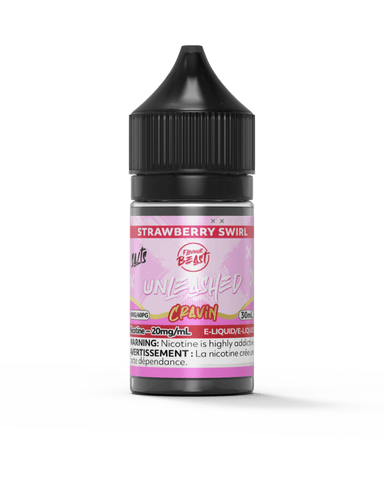 Flavour Beast Unleashed Cravin Salt - Strawberry Swirl available on Canada online vape shop