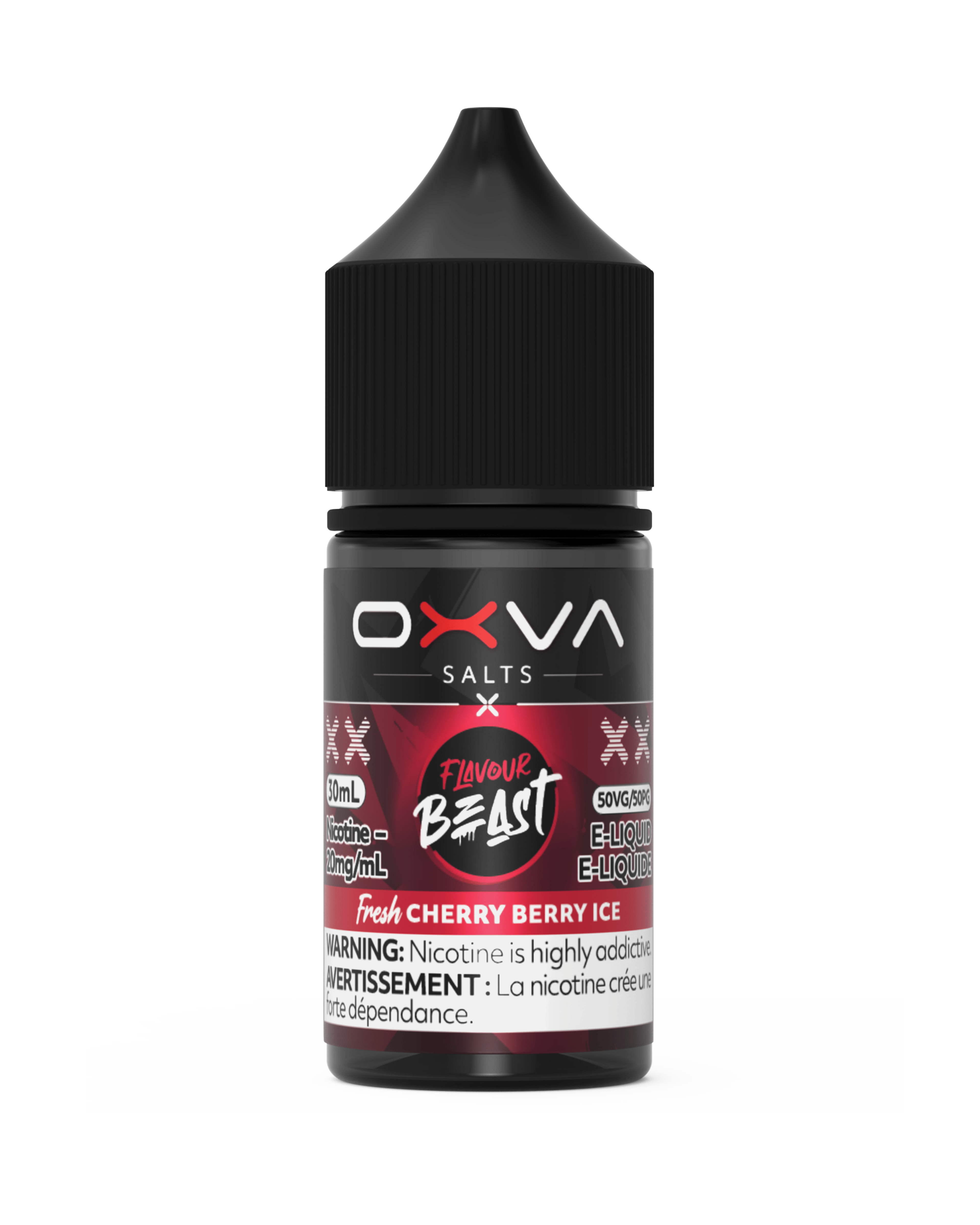 Flavour Beast x OXVA Salt - Fresh Cherry Berry Ice Nic Salt E-Liquid available on Canada online vape shop