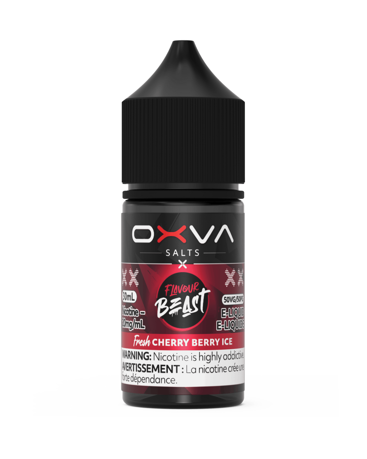 Flavour Beast x OXVA Salt - Fresh Cherry Berry Ice Nic Salt E-Liquid available on Canada online vape shop