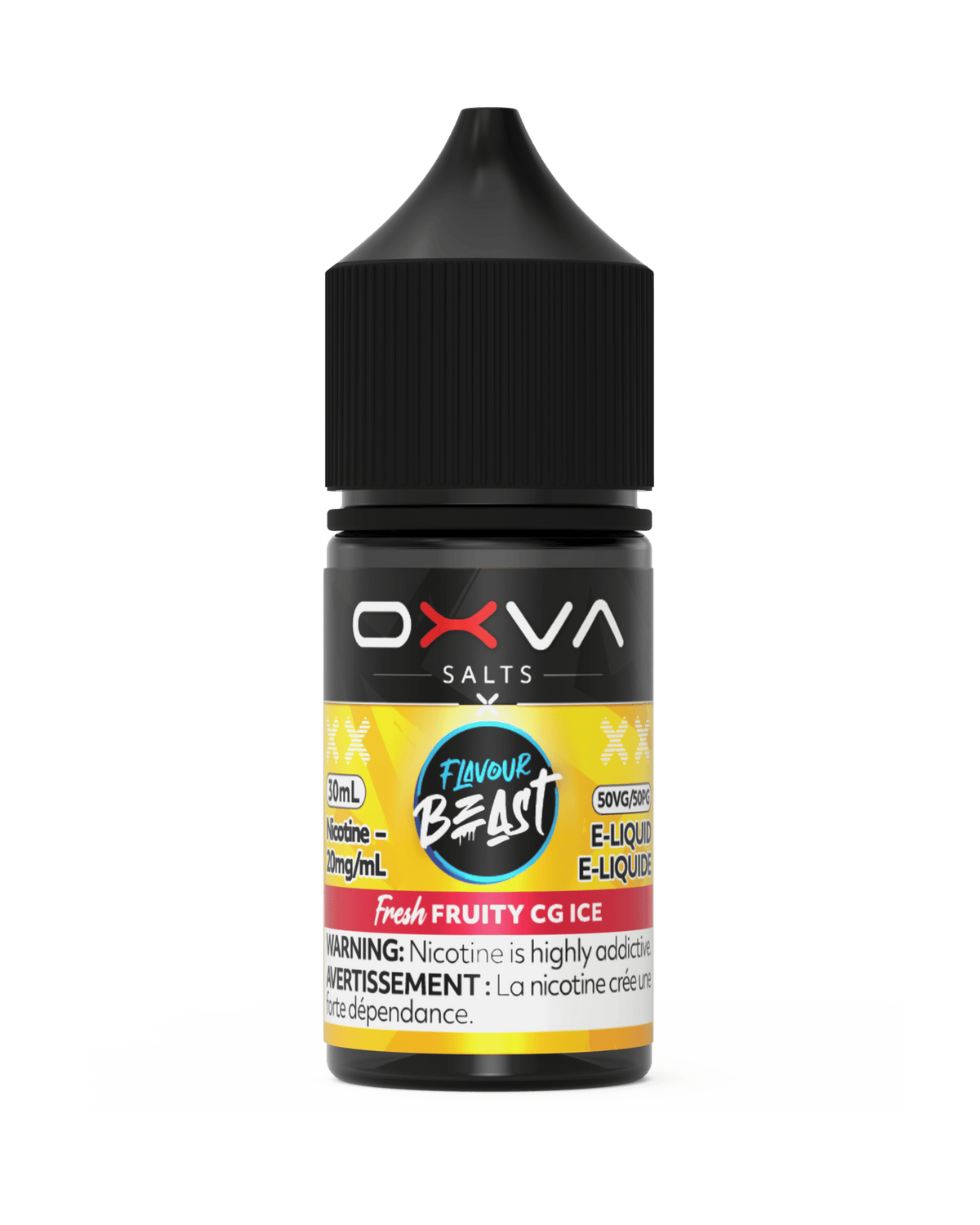 Flavour Beast x OXVA Salt - Fresh Fruity CG Ice Nic Salt E-Liquid available on Canada online vape shop