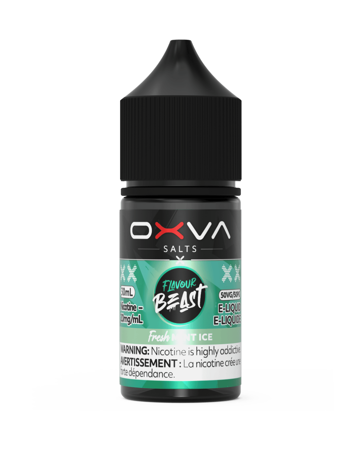 Flavour Beast x OXVA Salt - Fresh Mint Ice Nic Salt E-Liquid available on Canada online vape shop
