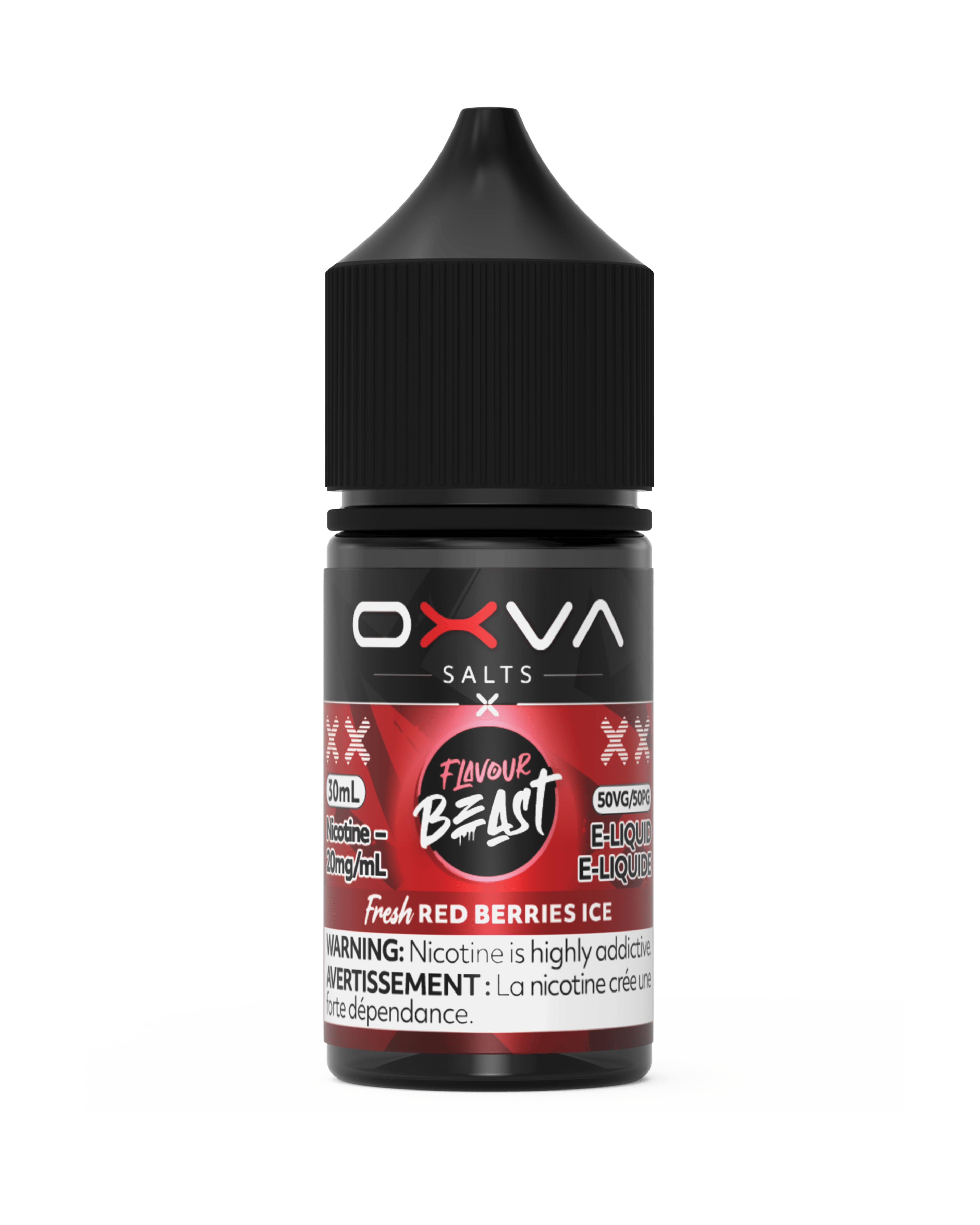 Flavour Beast x OXVA Salt - Fresh Red Berries Ice Nic Salt E-Liquid available on Canada online vape shop