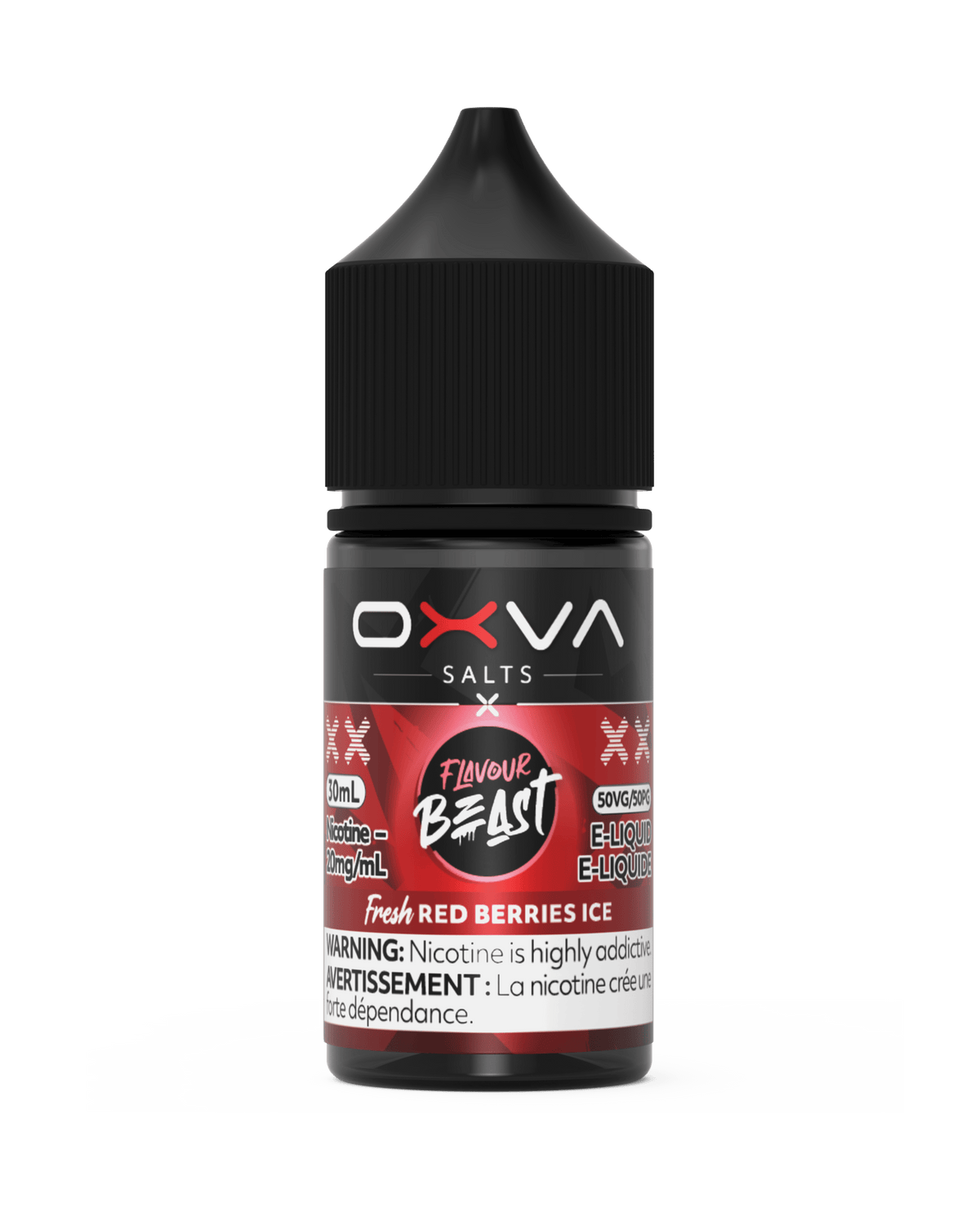 Flavour Beast x OXVA Salt - Fresh Red Berries Ice Nic Salt E-Liquid available on Canada online vape shop