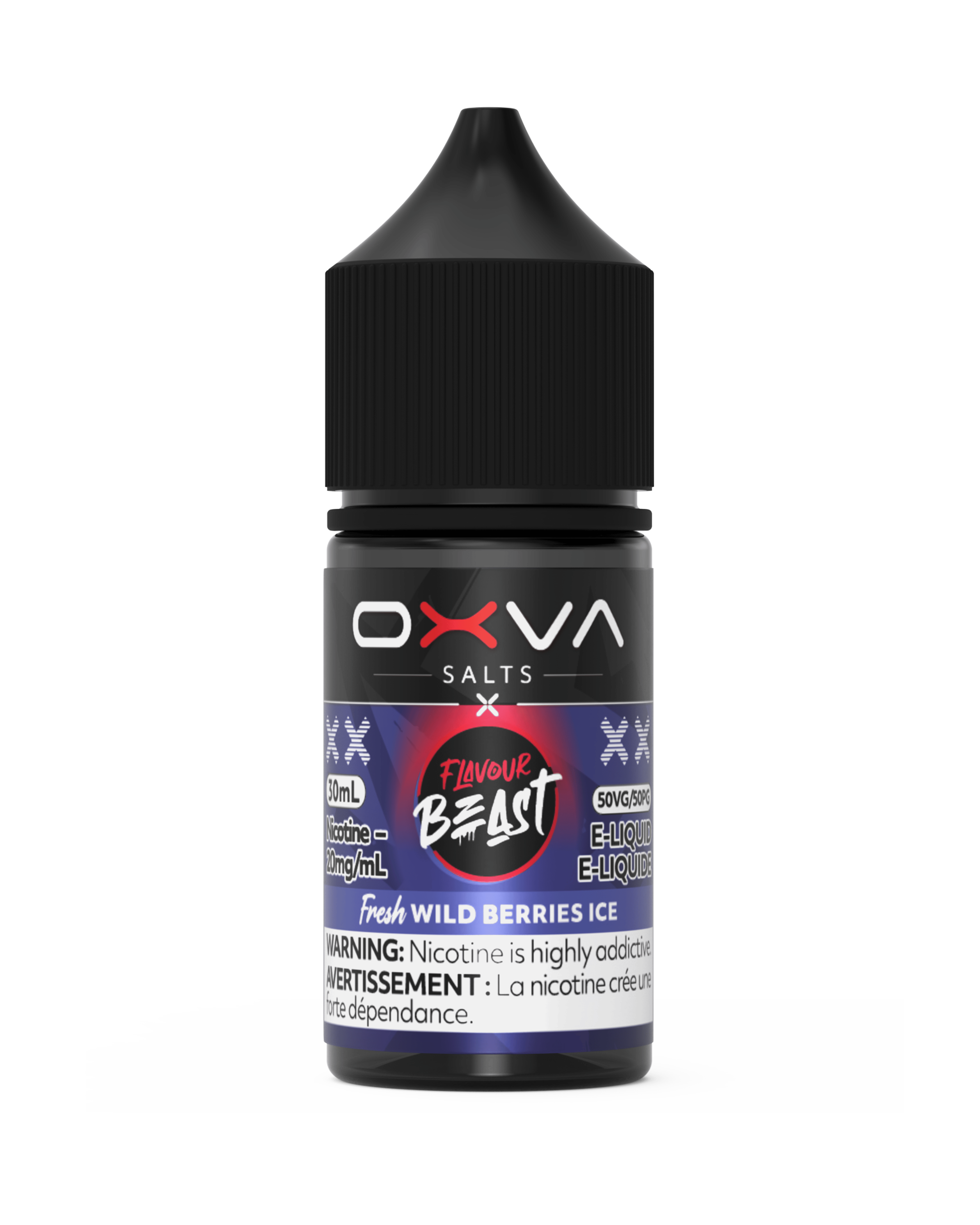 Flavour Beast x OXVA Salt - Fresh Wild Berries Ice Nic Salt E-Liquid available on Canada online vape shop
