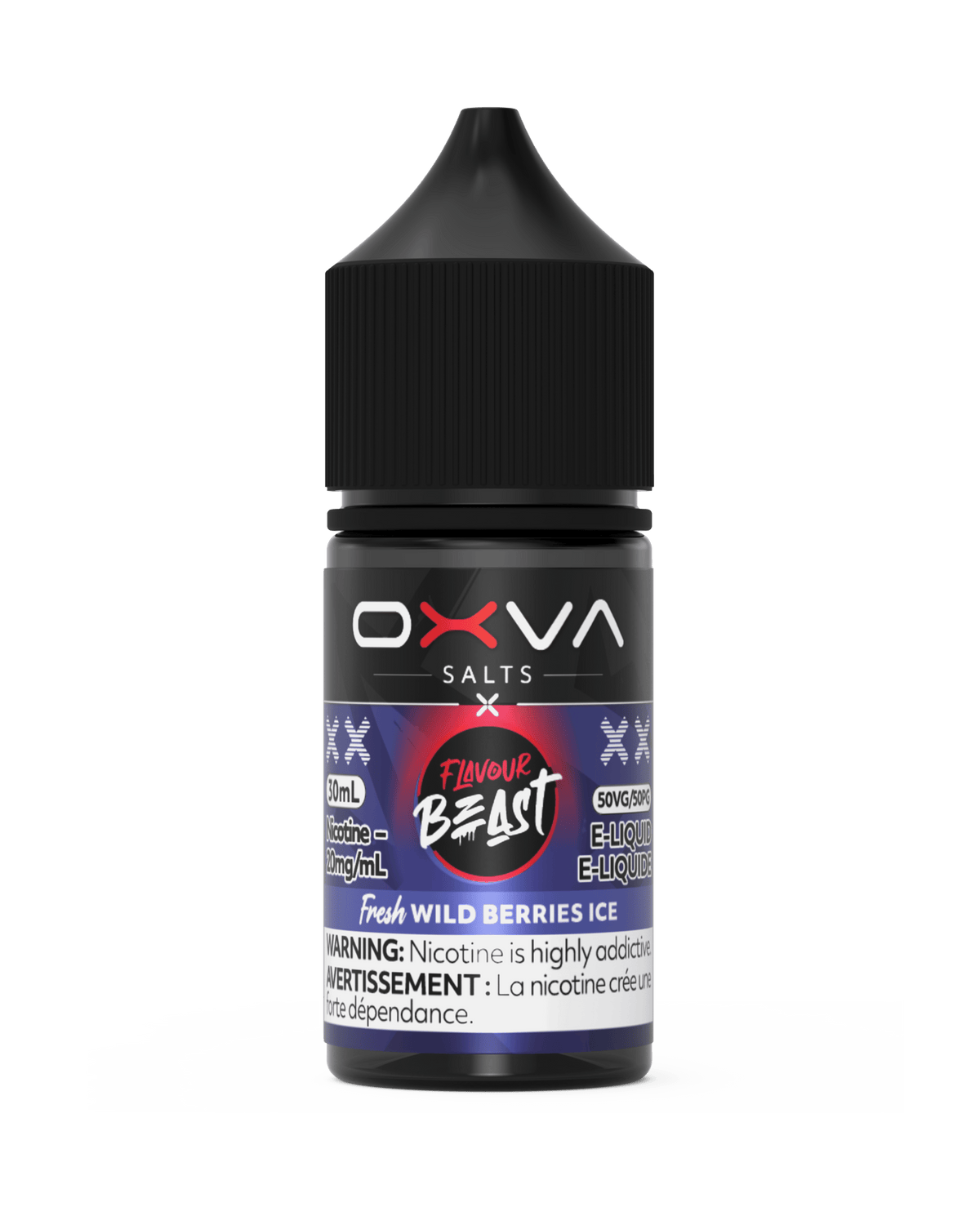 Flavour Beast x OXVA Salt - Fresh Wild Berries Ice Nic Salt E-Liquid available on Canada online vape shop