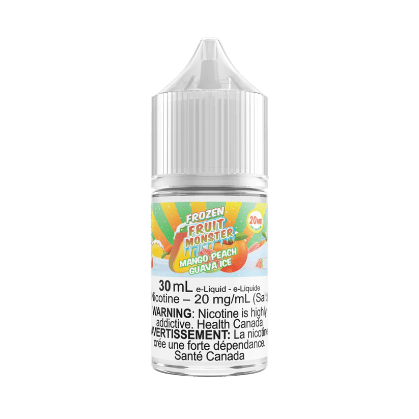 Frozen Fruit Monster - Mango Peach Guava Ice Nic Salt E-Liquid available on Canada online vape shop