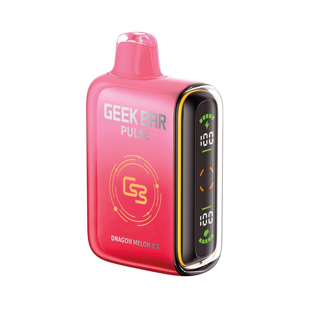 Geek Bar Pulse - Dragon Melon Ice Disposable Vape available on Canada online vape shop