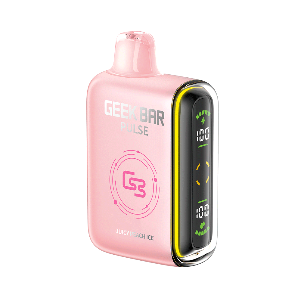 Geek Bar Pulse - Juicy Peach Ice Disposable Vape available on Canada online vape shop