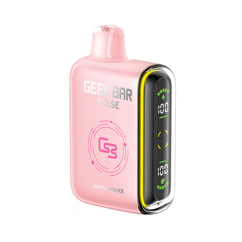 Geek Bar Pulse - Juicy Peach Ice Disposable Vape available on Canada online vape shop