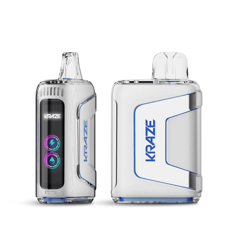 Kraze HD 7K - Blue Razz Disposable Vape available on Canada online vape shop