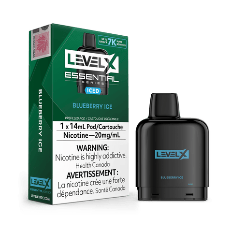 Level X Essential Series Pod - Blueberry Ice available on Canada online vape shop