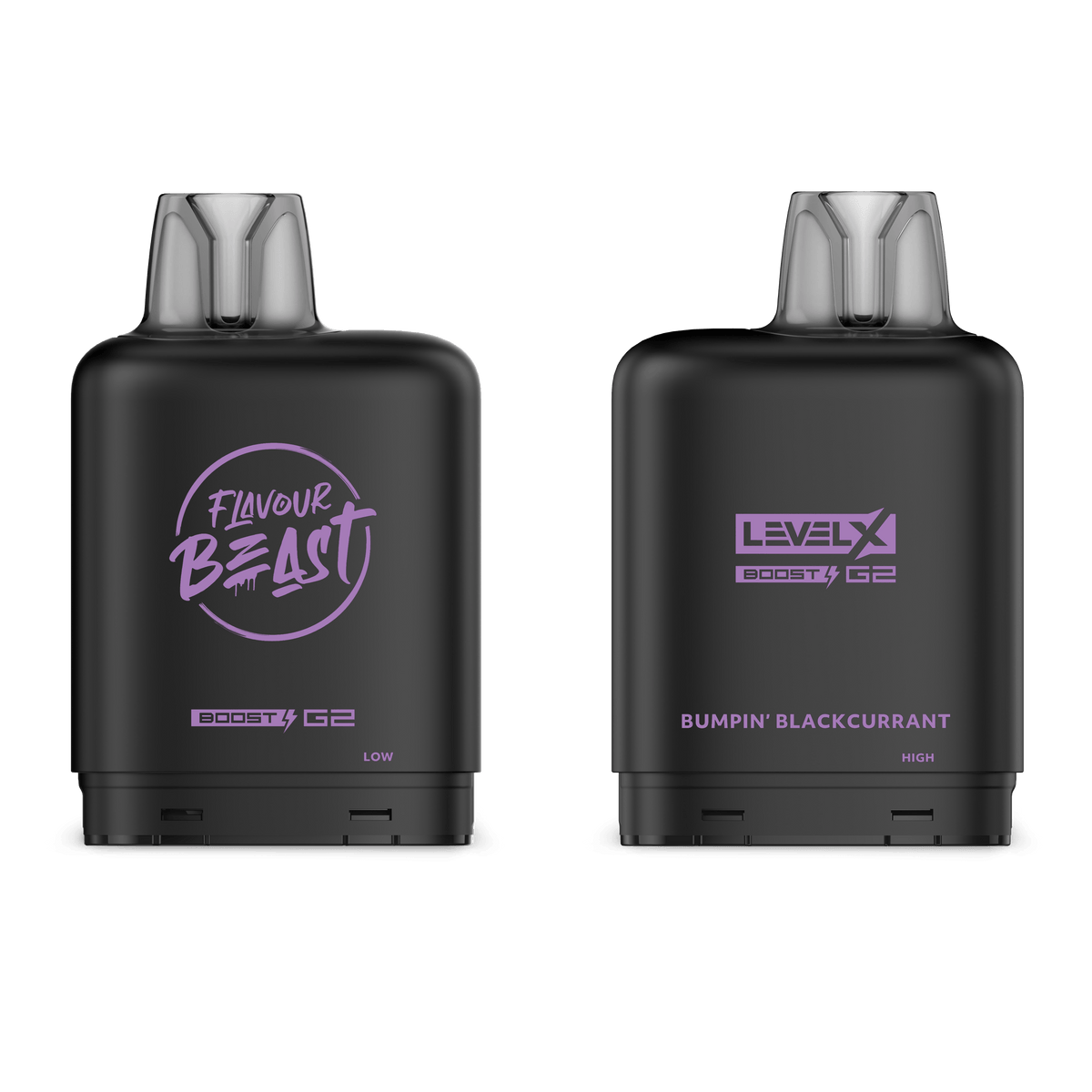 Level X Flavour Beast Boost Pod - Bumpin' Blackcurrant available on Canada online vape shop