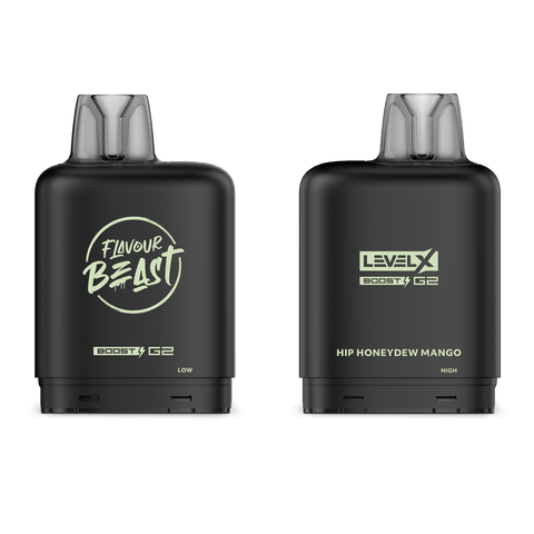 Level X Flavour Beast Boost Pod - Hip Honeydew Mango available on Canada online vape shop