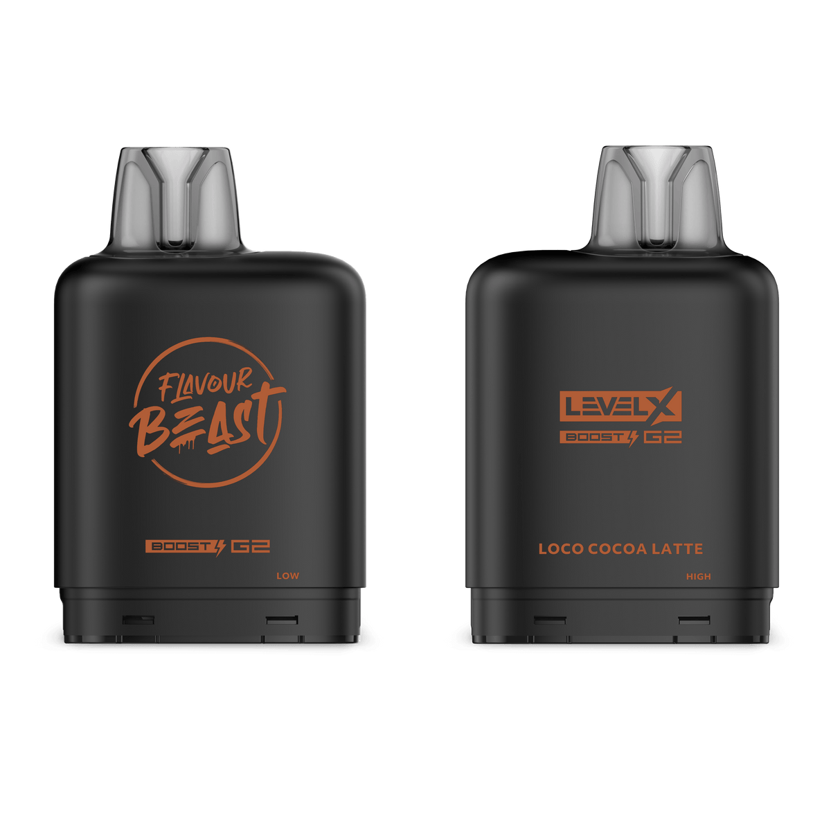 Level X Flavour Beast Boost Pod - Loco Cocoa Latte available on Canada online vape shop