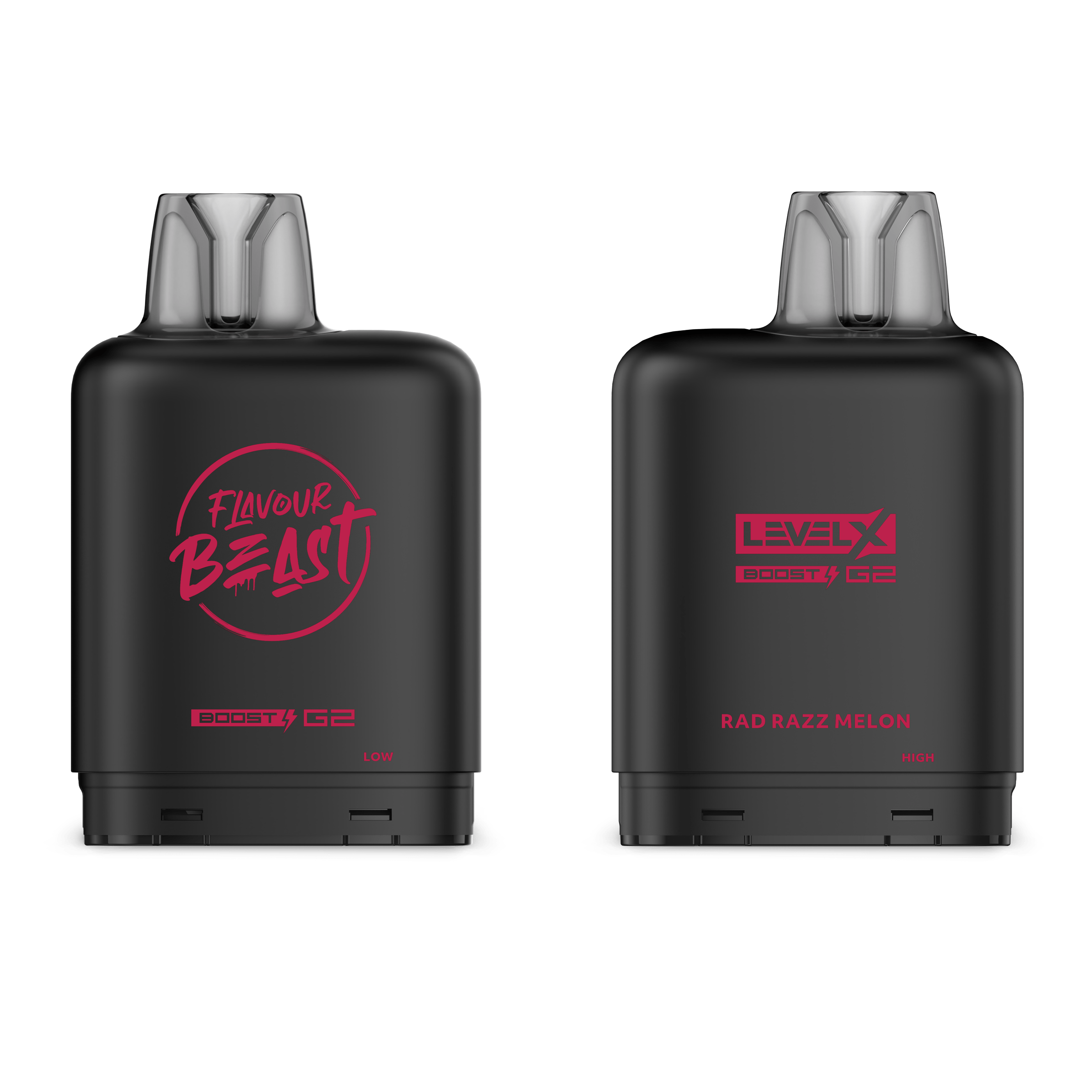 Level X Flavour Beast Boost Pod - Rad Razz Melon available on Canada online vape shop