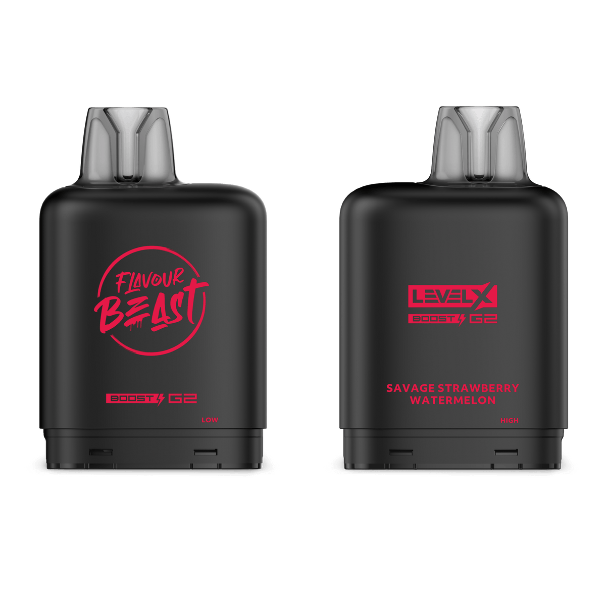 Level X Flavour Beast Boost Pod - Savage Strawberry Watermelon available on Canada online vape shop