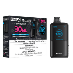 Level X Flavour Beast M Series 30ML Starter Kit - Bomb Blue Razz available on Canada online vape shop