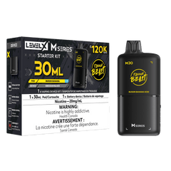 Level X Flavour Beast M Series 30ML Starter Kit - Bussin Banana Iced available on Canada online vape shop