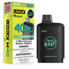 Level X Flavour Beast M Series 40ML Pod - Extreme Mint Iced available on Canada online vape shop