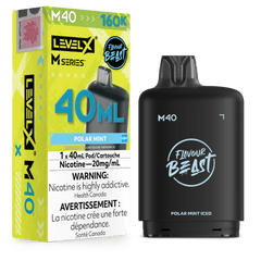 Level X Flavour Beast M Series 40ML Pod - Polar Mint Iced available on Canada online vape shop