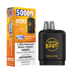 Level X G2 Flavour Beast Ultra Pod - Golden Mango Fruity G available on Canada online vape shop