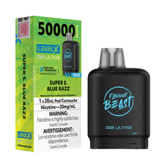 Level X G2 Flavour Beast Ultra Pod - Super S Blue Razz Iced available on Canada online vape shop