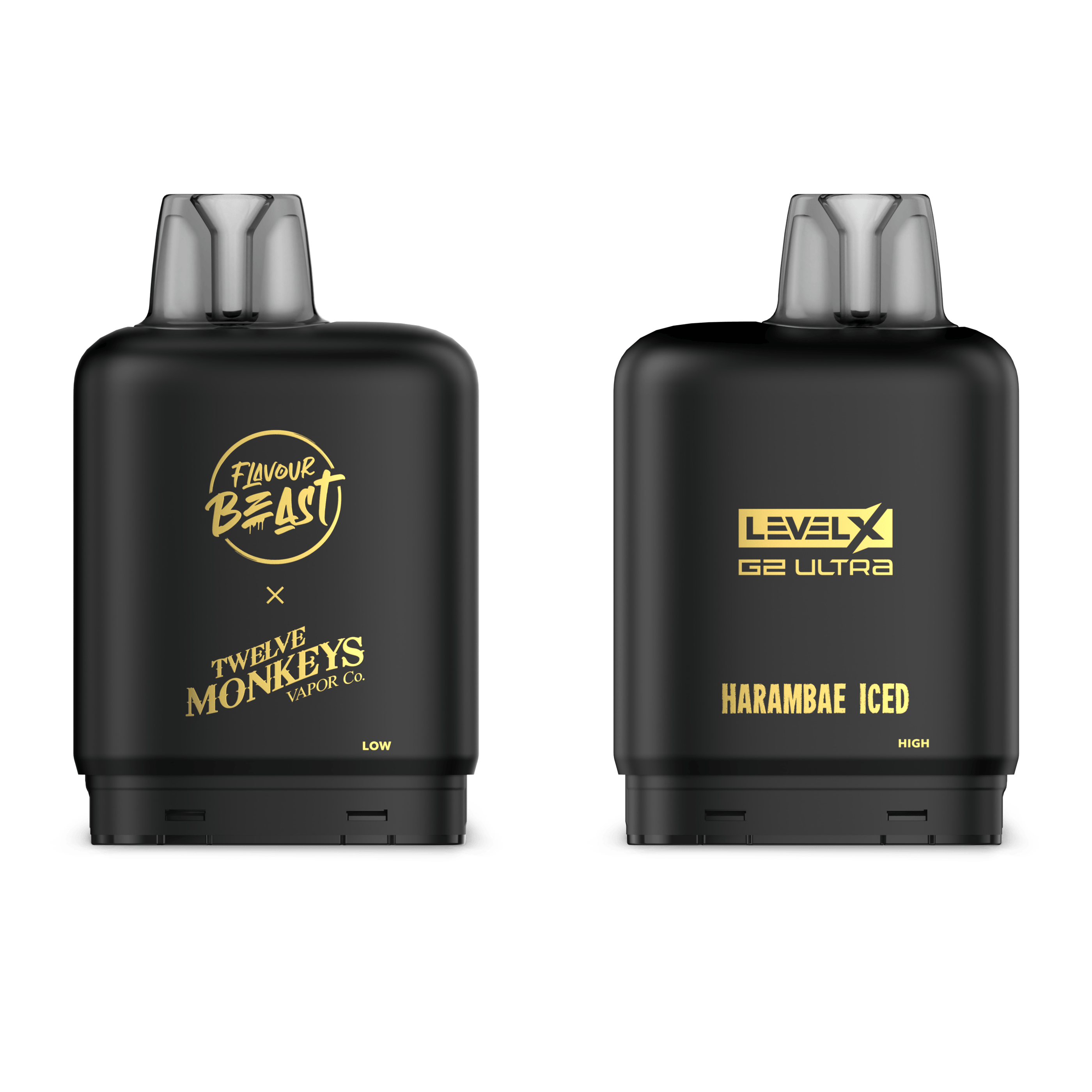 Level X G2 Flavour Beast x 12 Monkeys Ultra Pod - Harambae Iced available on Canada online vape shop