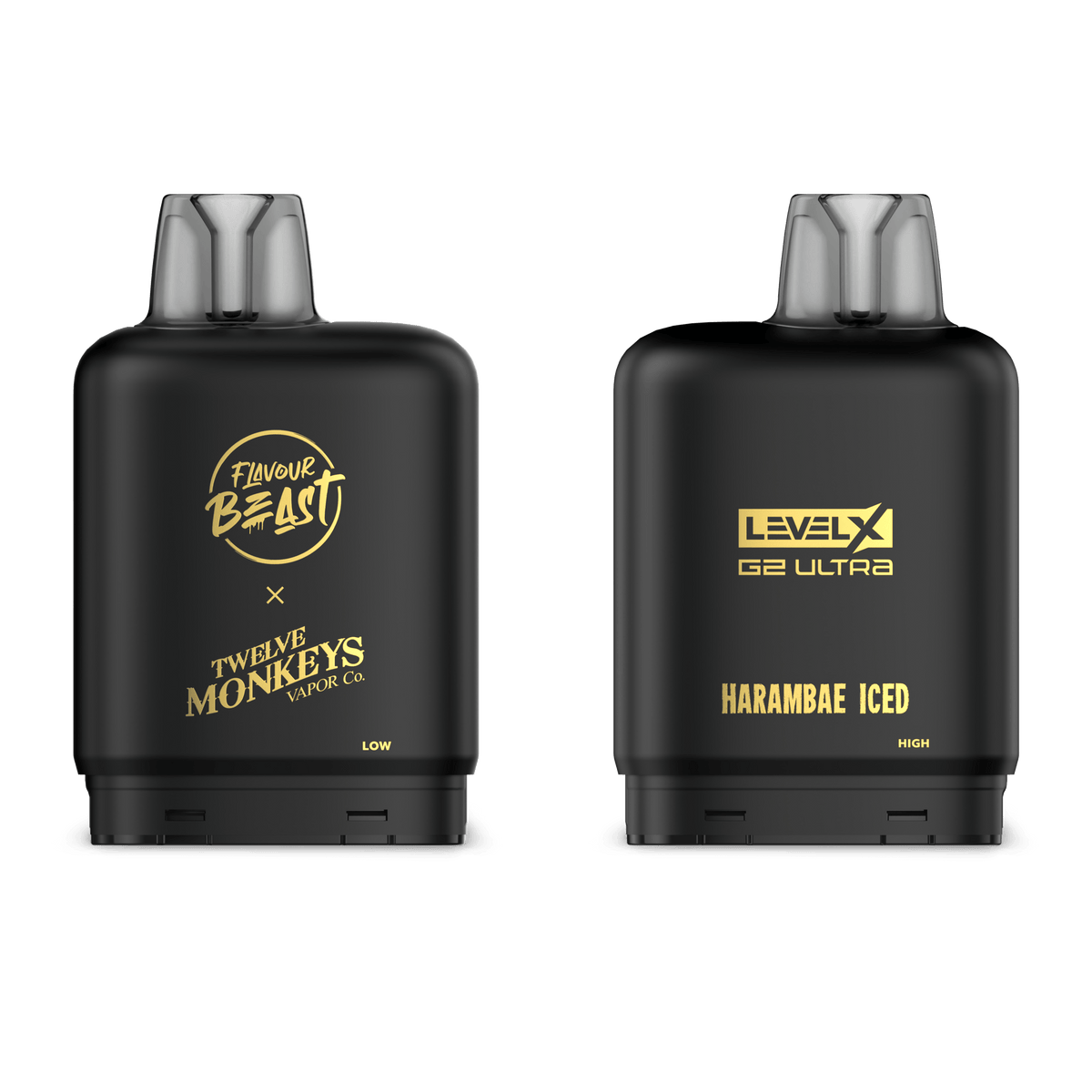 Level X G2 Flavour Beast x 12 Monkeys Ultra Pod - Harambae Iced available on Canada online vape shop