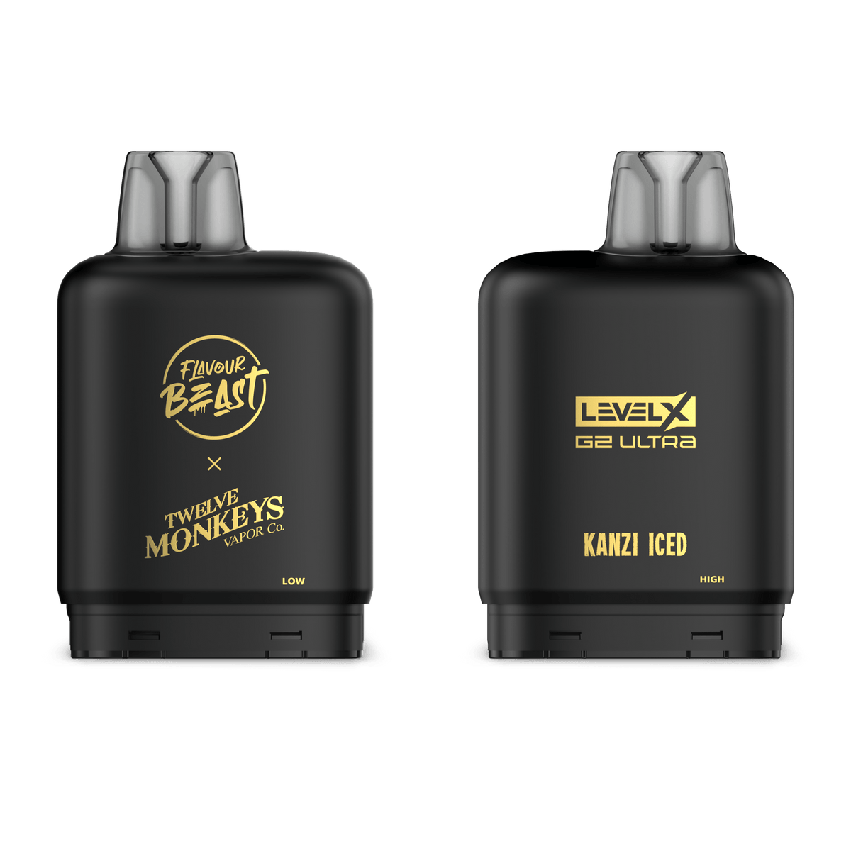 Level X G2 Flavour Beast x 12 Monkeys Ultra Pod - Kanzi Iced available on Canada online vape shop