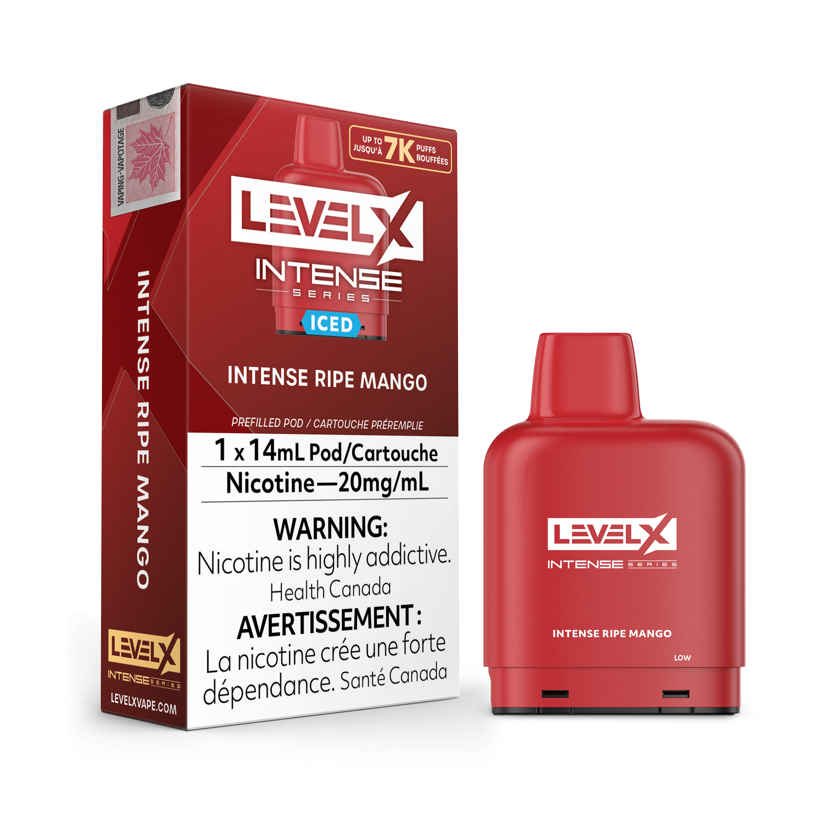 Level X Intense Series Pod - Intense Ripe Mango available on Canada online vape shop