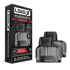 Level X Refillable Dual Coil Pod (2/PK) available on Canada online vape shop