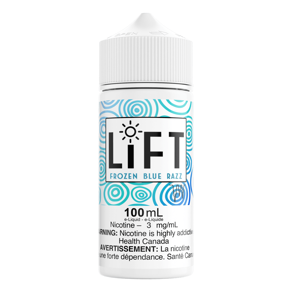 LiFT 100mL - Frozen Blue Razz Vape Juice available on Canada online vape shop
