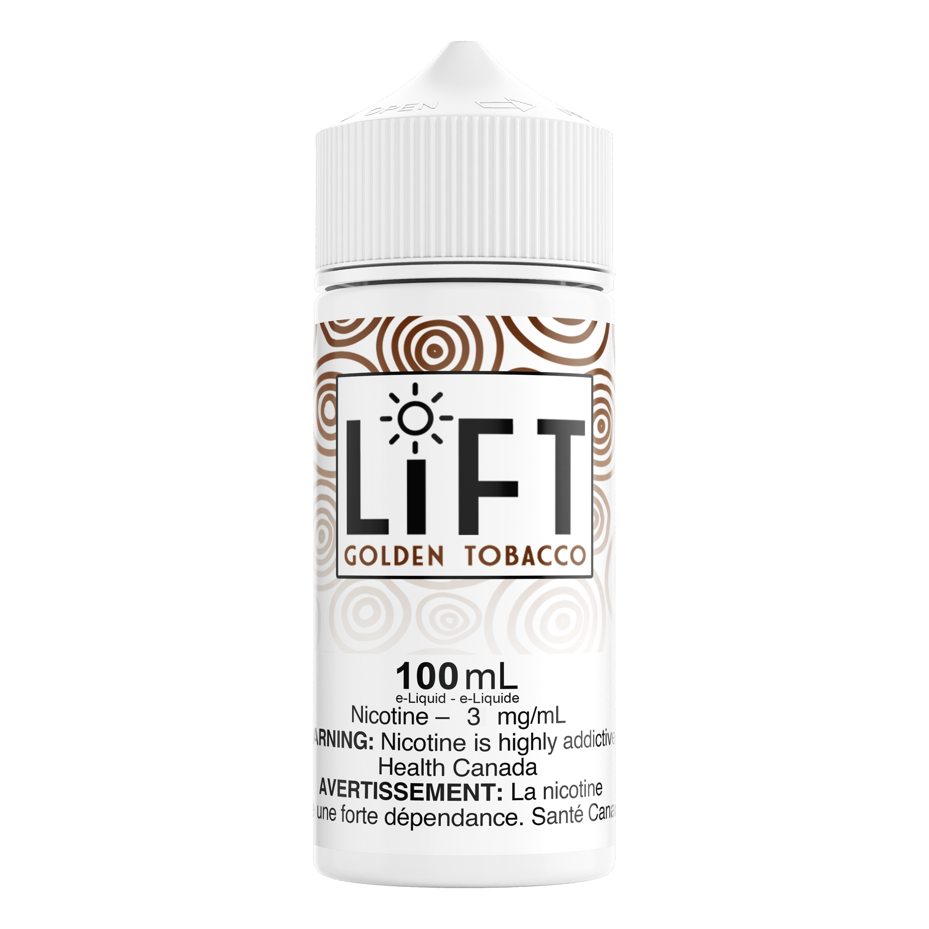 LiFT 100mL - Golden Tobacco Vape Juice available on Canada online vape shop
