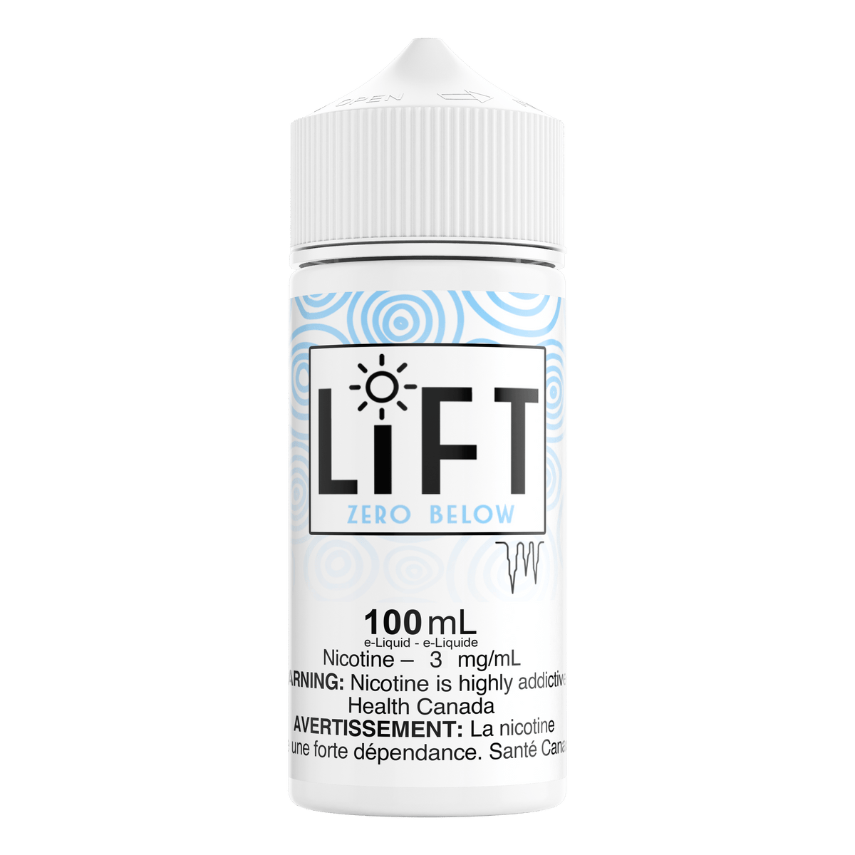 LiFT 100mL - Zero Below Vape Juice available on Canada online vape shop