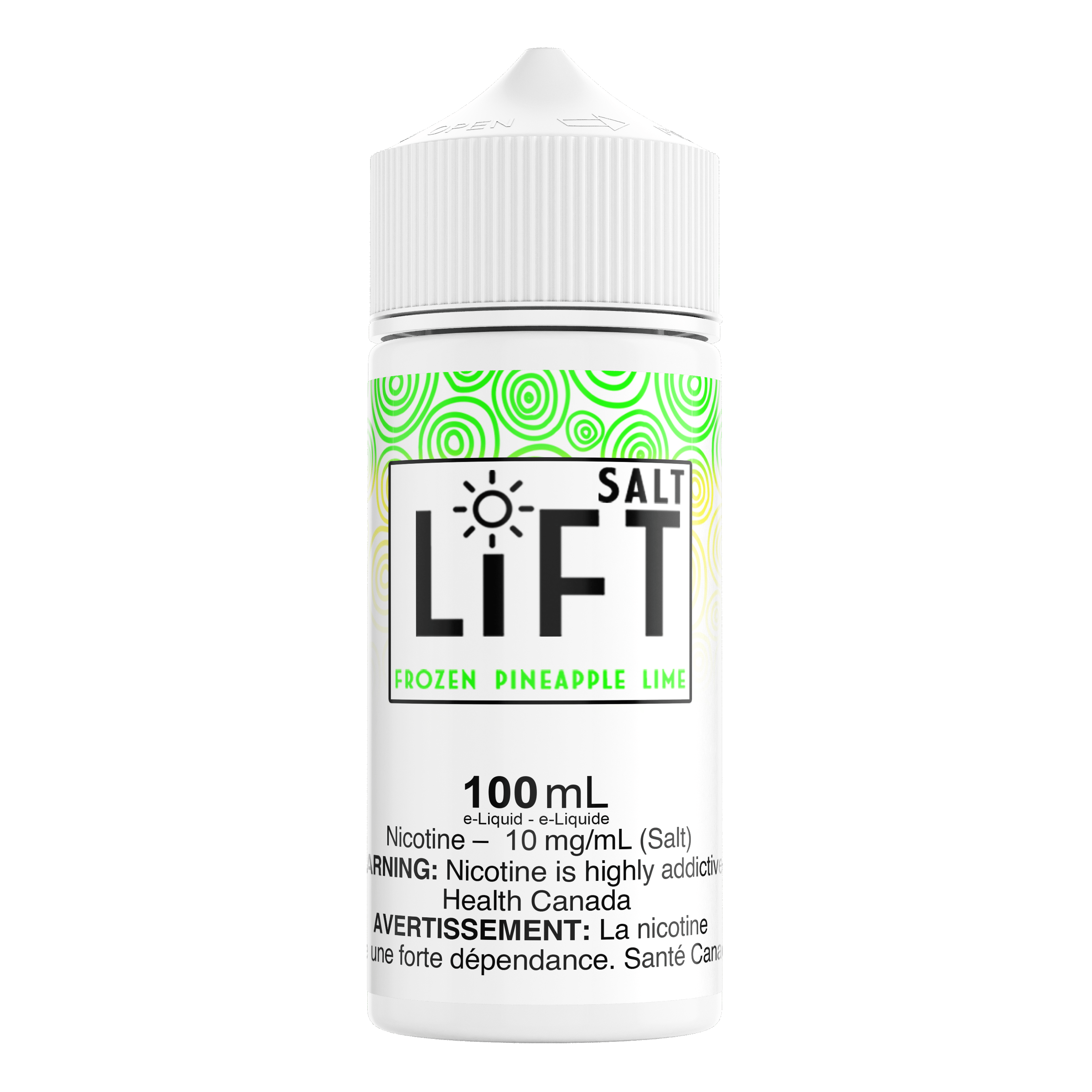LiFT XL 100mL - Frozen Pineapple Lime Nic Salt E-Liquid available on Canada online vape shop