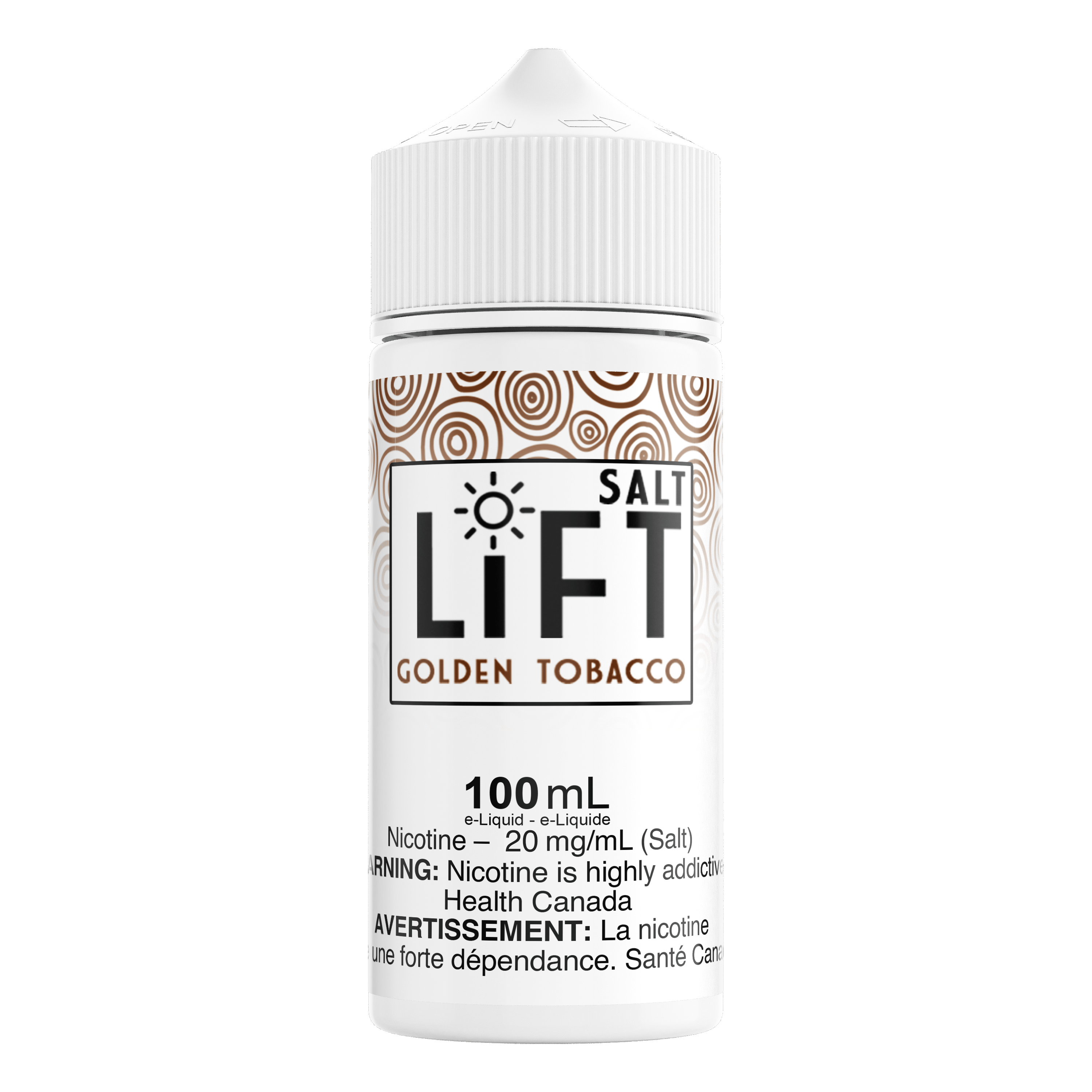 LiFT XL 100mL - Golden Tobacco Nic Salt E-Liquid available on Canada online vape shop