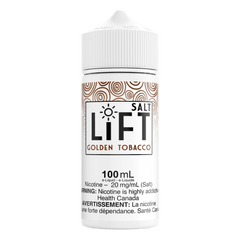 LiFT XL 100mL - Golden Tobacco Nic Salt E-Liquid available on Canada online vape shop