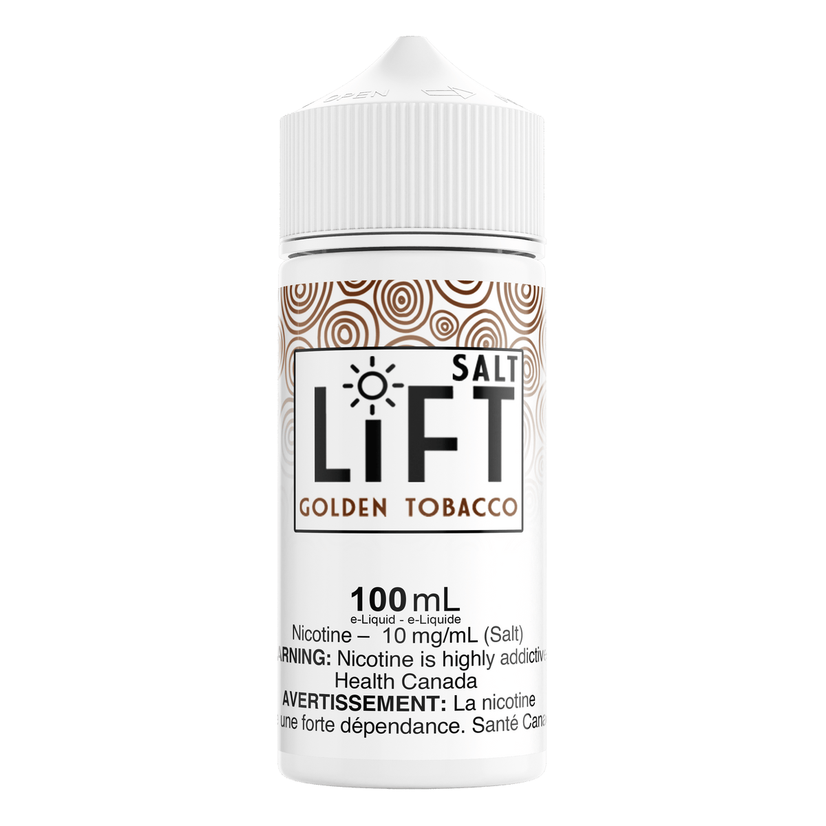 LiFT XL 100mL - Golden Tobacco Nic Salt E-Liquid available on Canada online vape shop