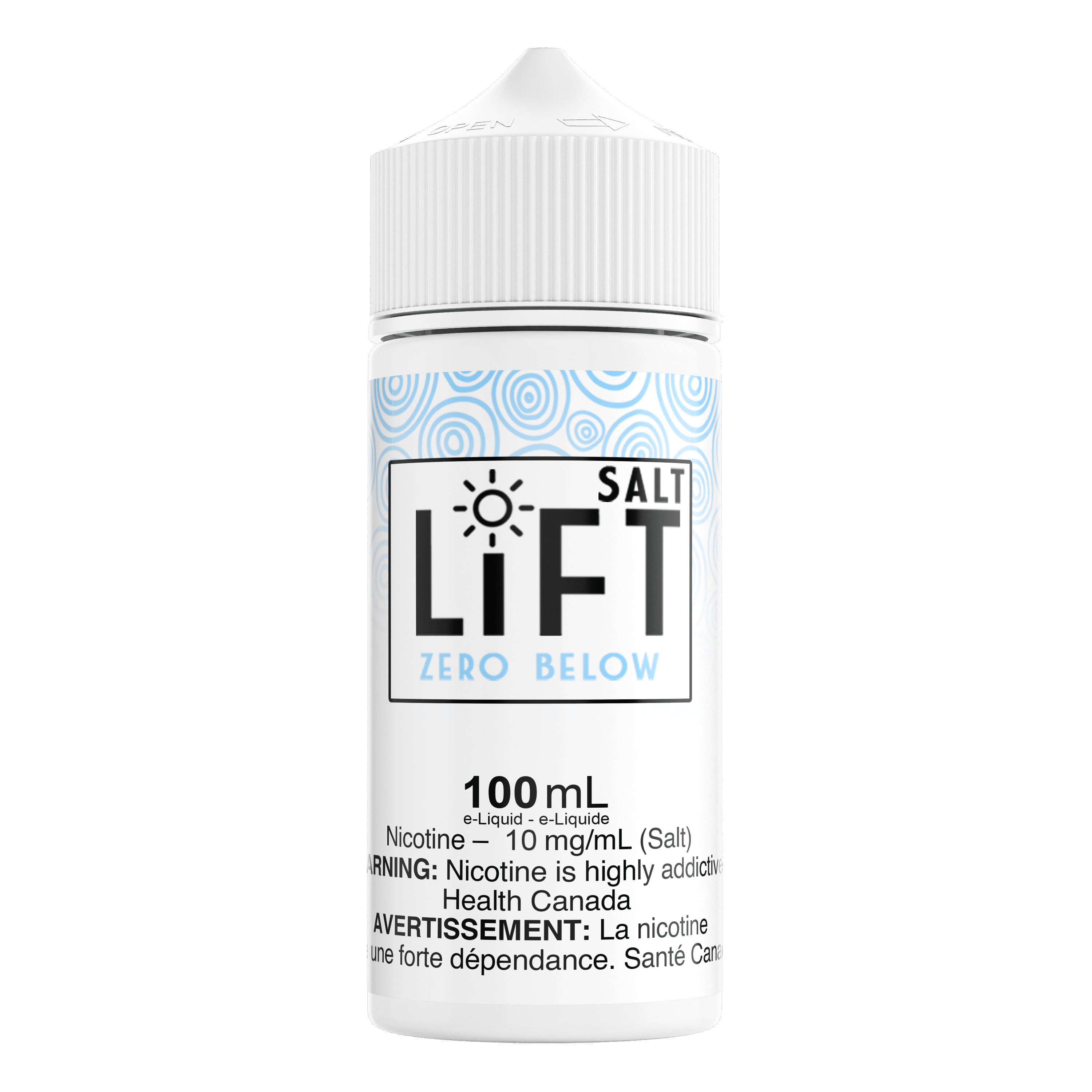 LiFT XL 100mL - Zero Below Nic Salt E-Liquid available on Canada online vape shop