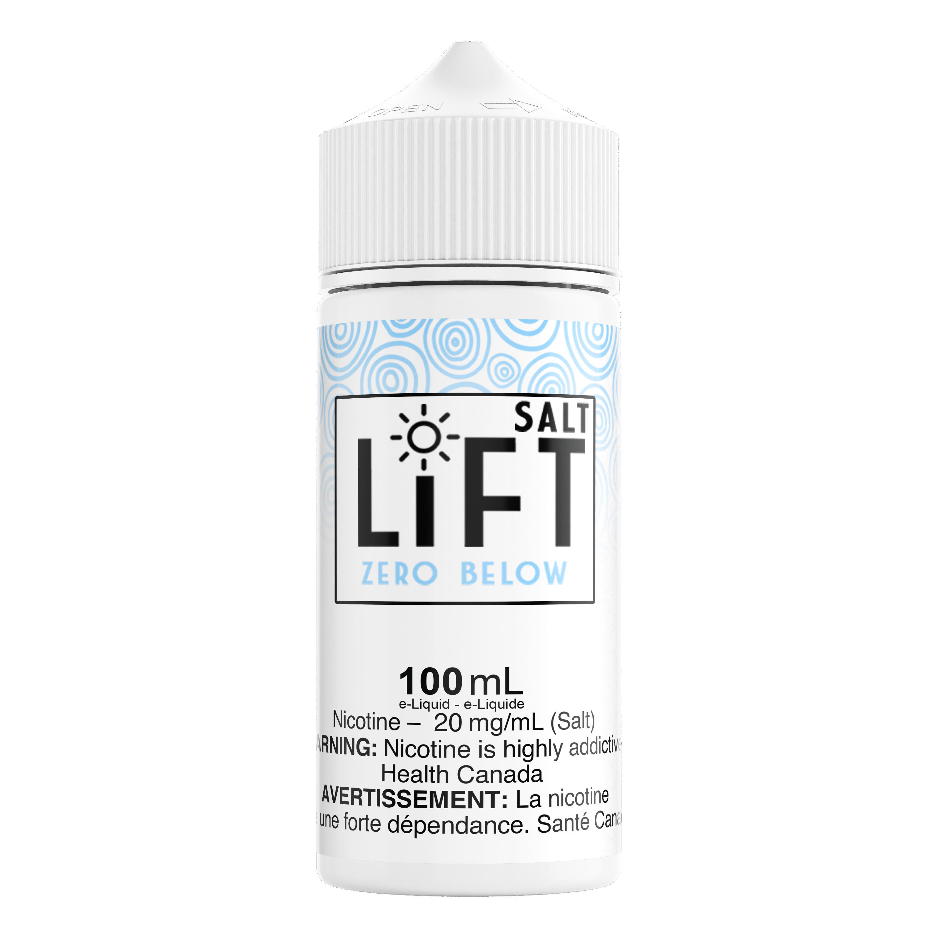LiFT XL 100mL - Zero Below Nic Salt E-Liquid available on Canada online vape shop