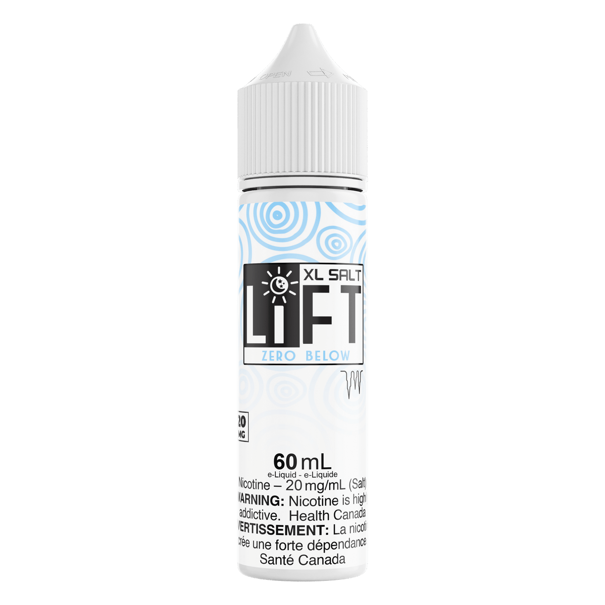 LiFT XL - Zero Below Nic Salt E-Liquid available on Canada online vape shop