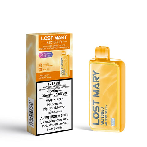 Lost Mary MO10000 - Mango Berry Disposable Vape available on Canada online vape shop
