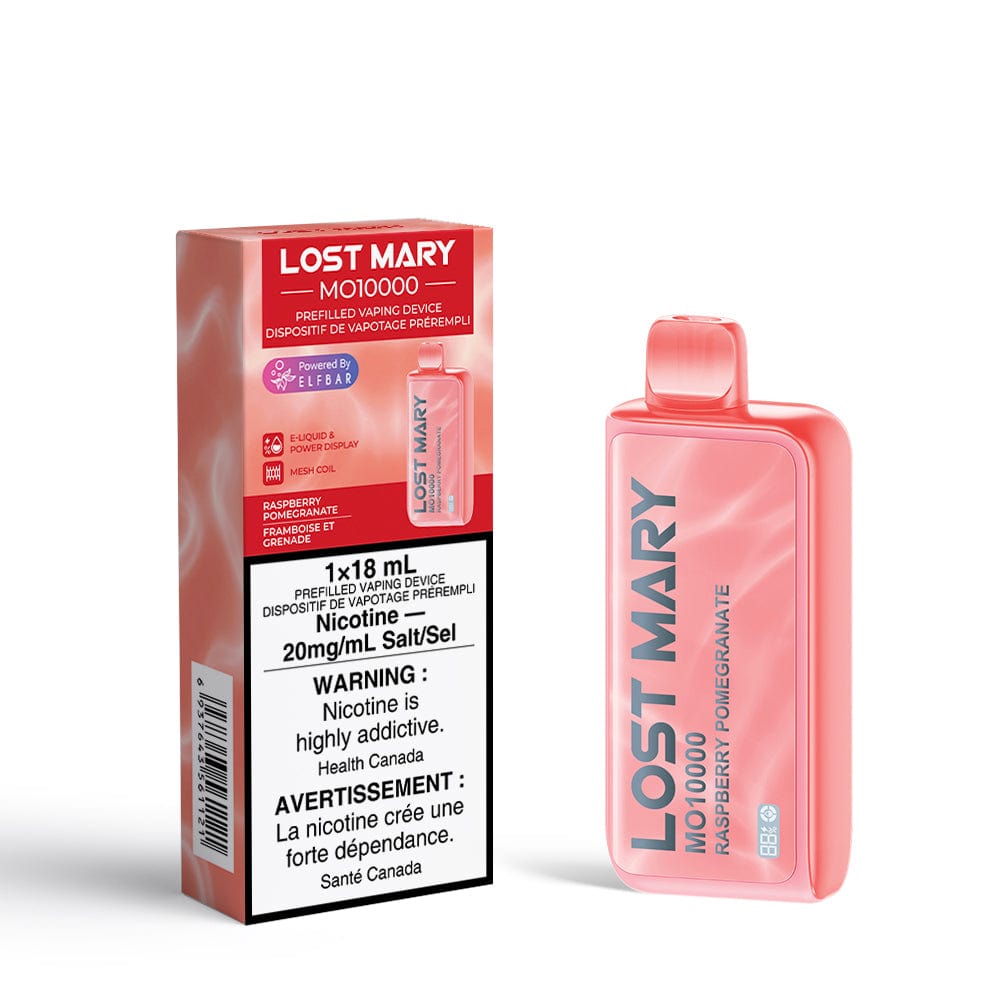Lost Mary MO10000 - Raspberry Pomegranate  Disposable Vape available on Canada online vape shop