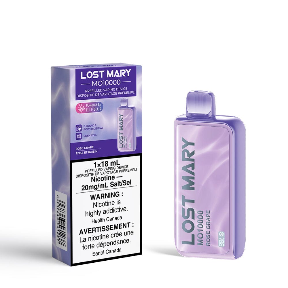 Lost Mary MO10000 - Rose Grape Disposable Vape available on Canada online vape shop